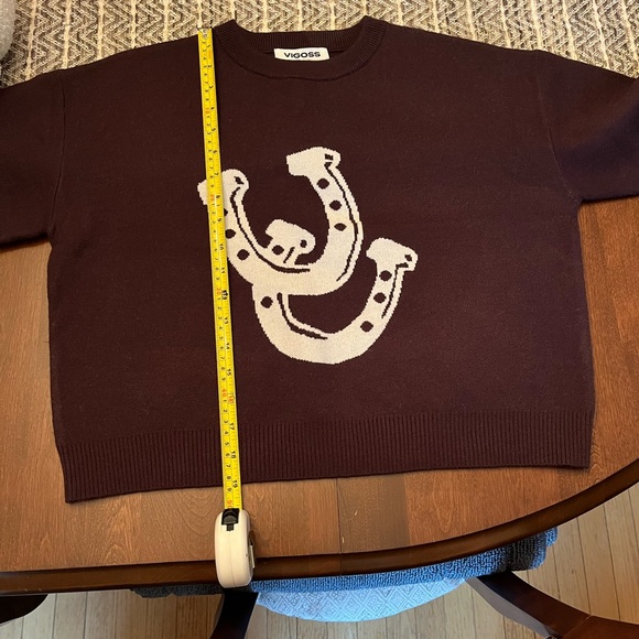 NWT Vigoss Horseshoe sweater - Picture 7 of 8